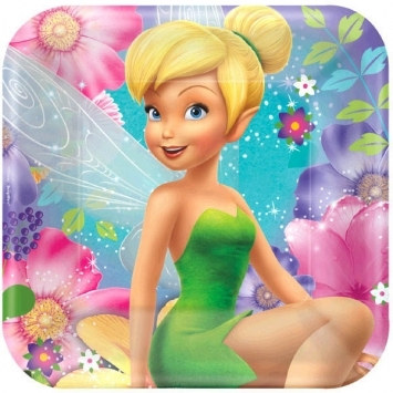 tinker bell lunch plates