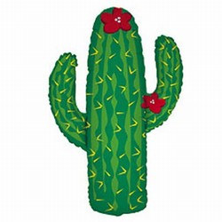 Cactus Mylar Balloon