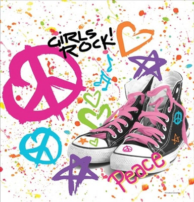 girls rock! tablecover