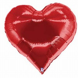 Casino Heart Mylar Balloon