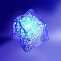 led multi colored flashing ice cube