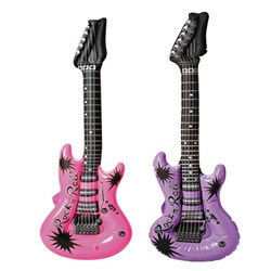 Assorted Inflatable Large Guitars (1/pkg)