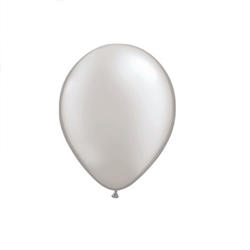 Silver Latex Balloons (100/pkg)