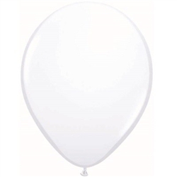 White Balloons 11 inch- 25 per package