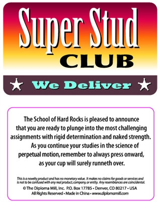 Super Stud Club Pocket Cards
