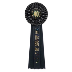 40 its the big one deluxe rosette ribbon