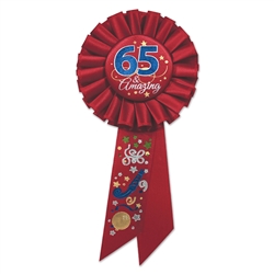 65 & Amazing Rosette Ribbon
