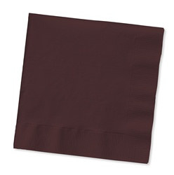 Chocolate Brown Lunch Napkins (50/pkg)