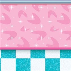 Our 50's Soda Shop Backdrop will get you boppin'