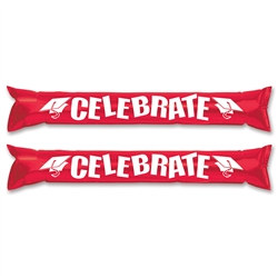 Red and White Graduation Party Sticks