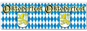 Metallic Oktoberfest Fringe Banner