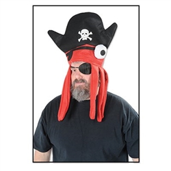 Felt Pirate Squid Hat