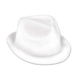 White Velour Chairman Hat
