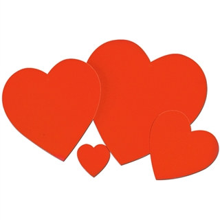 With the Red Heart Cutout you can wear your heart on your sleeve!