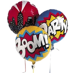 Superhero Mylar Balloon Set