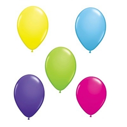 Solid Color Latex Balloons 6 pkg (select color)