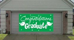 Green Congratulations Graduate Gigantic Sign