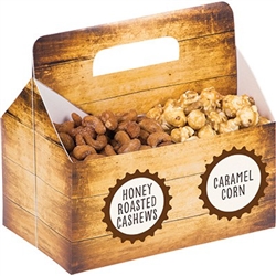 Snack Server Box with Labels