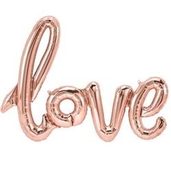 "love" Script balloon